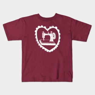 I Love My Sewing Machine Kids T-Shirt